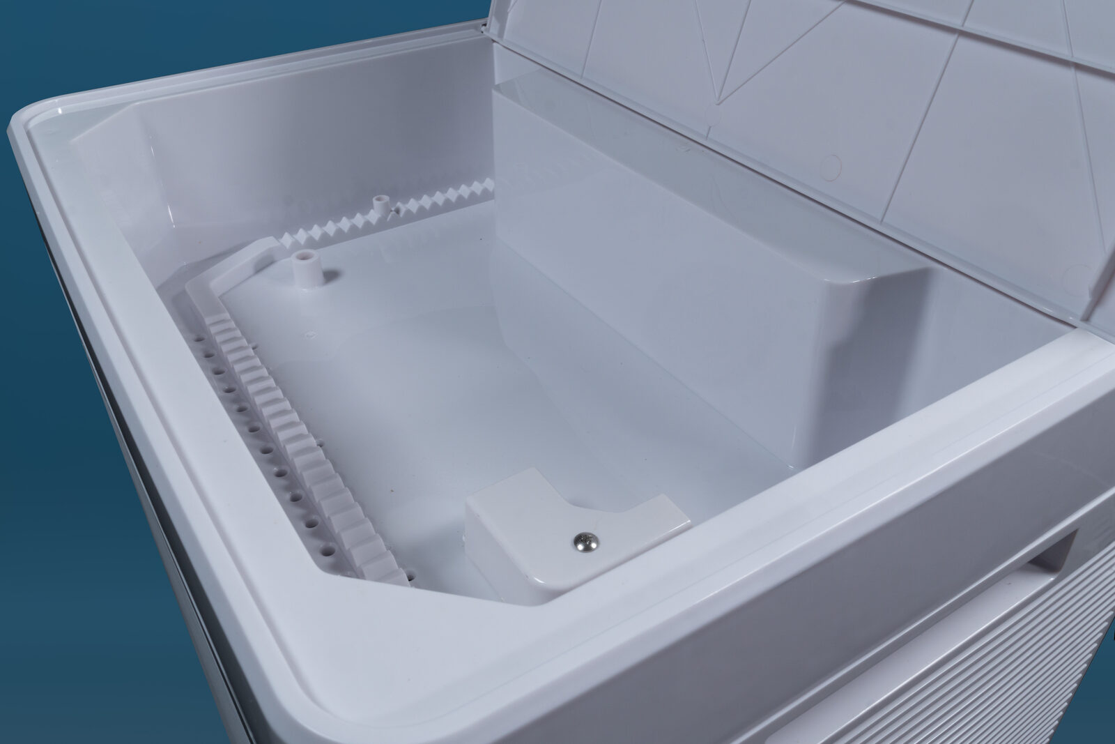 Wassertank geöffnet