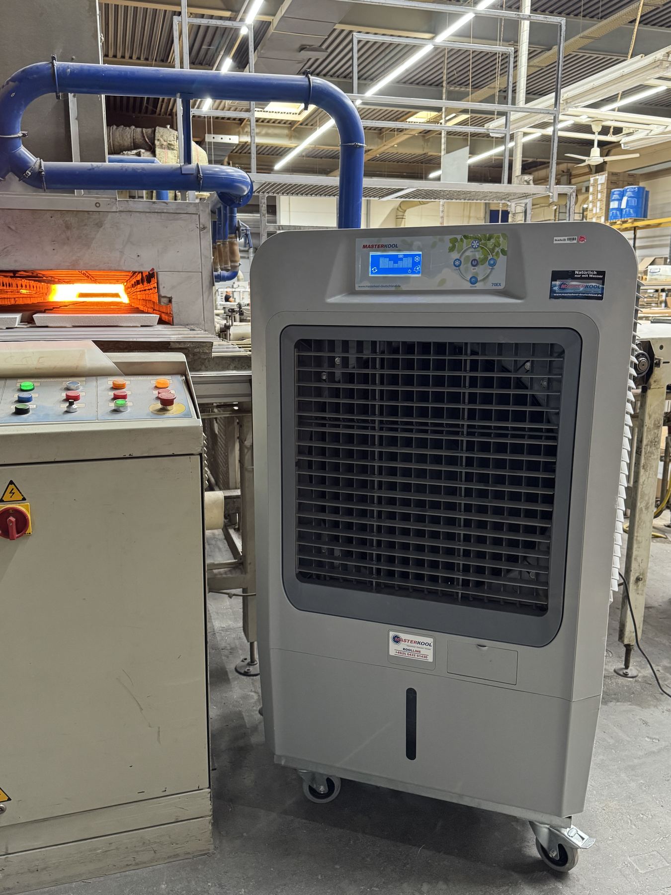 MASTERKOOL iKool 70 EX in einer Produktionshalle